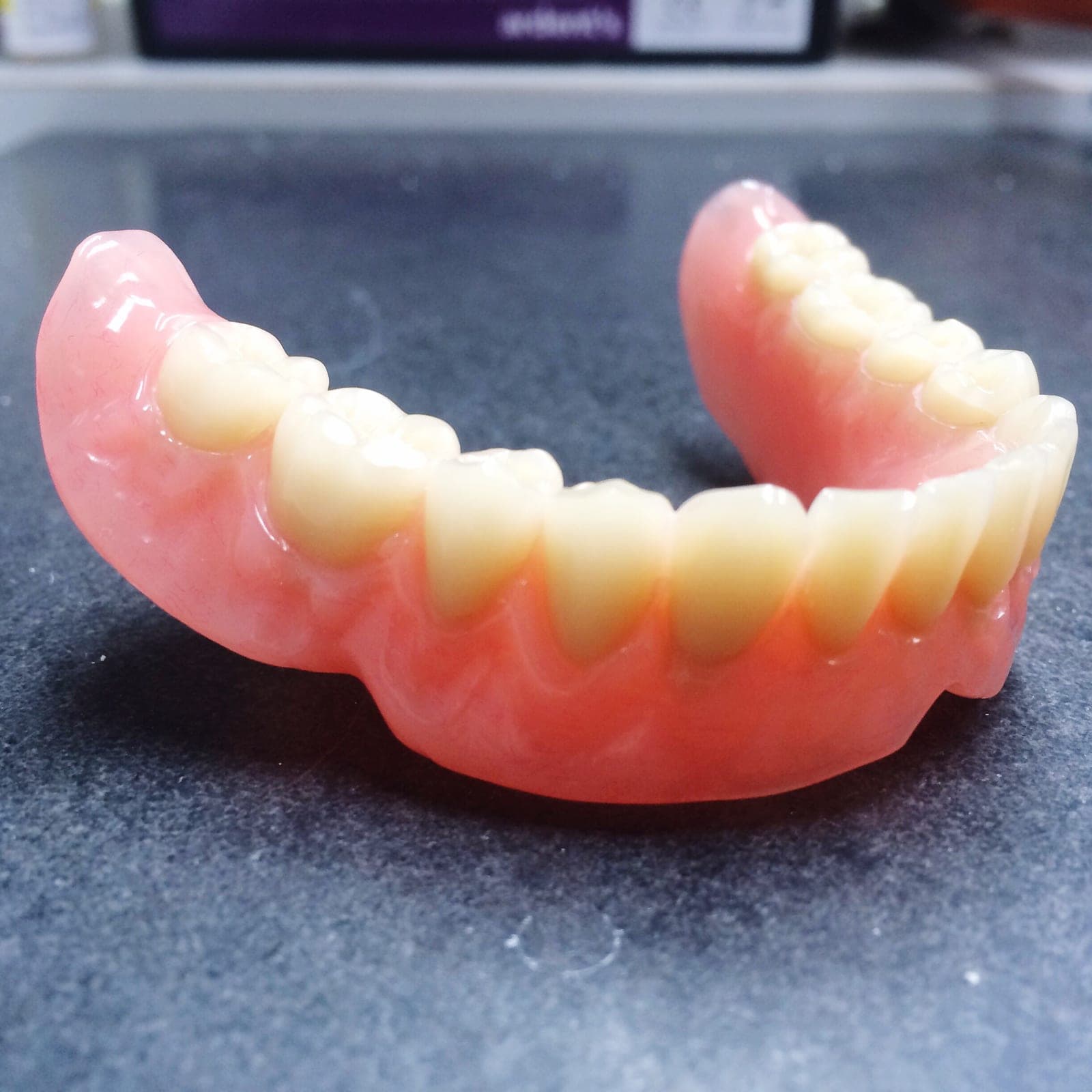 Premium cosmetic full dentures — natural translucency and lifelike gum tissue